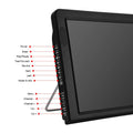 Rechargeable LEADSTAR D12 12 Inch Portable Mini Mobile Tv With DVBT2/H265/Hevc 1280*800 TF Card For Home/Car With Car charger