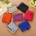 Fashion Split Leather Women Wallets Mini Purse Lady Small Leather Wallet with Coin Pocket