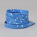 Fashion Art Splash Ink Creative Shoelaces Men Women Trend Personality Blue White Sport Casual Basketball Shoes Laces Dropship