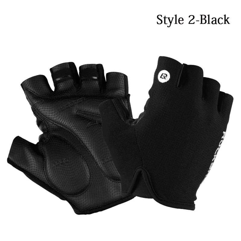 ROCKBROS Half Finger Cycling Gloves Breathable Shockproof | SAMAG