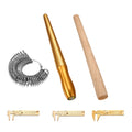Professional Stick Ring Sizer Ring Stick Enlarger Mandrel Gauge Set Finger Sizes Measuring Jewelry Sizing Tools Equipment