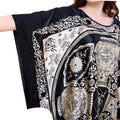 High Quality Chinese Women Silk Home Dress Robe Summer Lounge Nightshirt Short Sleeve Sleepwear Nightgown Plus Size 6XL A-073