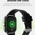 Smart watch with full touch screen, call, message reminder, music control and other functions, compatible with iPhone/android mo