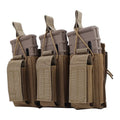 Tactical Molle Magazine Pouch Tactical Pouch Single/Double/Triple Rifle Pistol Mag Pouch 2-Layer Cartridge Holder for M4 M14 M16