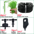 Garden Automatic Watering System Drip Irrigation 4-Way 3/5mm 2-Way Drip Arrow Transmitter Potted Plant 10/20set Greenhouse