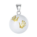 Eudora Harmony Ball Pendant Necklace Pregnancy Chime Ball Mexcian Bola Pendants Wishing Balls Fine Jewelry for Women Best Gift
