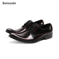 Batzuzhi Genuine Leather Dress Shoes Men for Business, Party and Wedding New Arrival Men's Shoes Zapatos Hombre