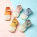 Baby Socks Shoes Kids Toddler First Walkers Soft Non-Slip Sole Knit Breathable Rubber Floor Shoes for Boys & Girls