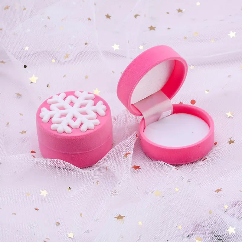 One Piece Velvet Jewelry Box Gift Box Container Wedding Ring Box Ring Case Earrings Holder For Jewelry Display & Gift Package