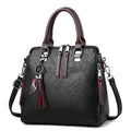 Yogodlns Vintage Leather Women's HandBags Ladies Messenger Bags Totes Tassel Designer Crossbody Shoulder Bag Boston Hand Bags