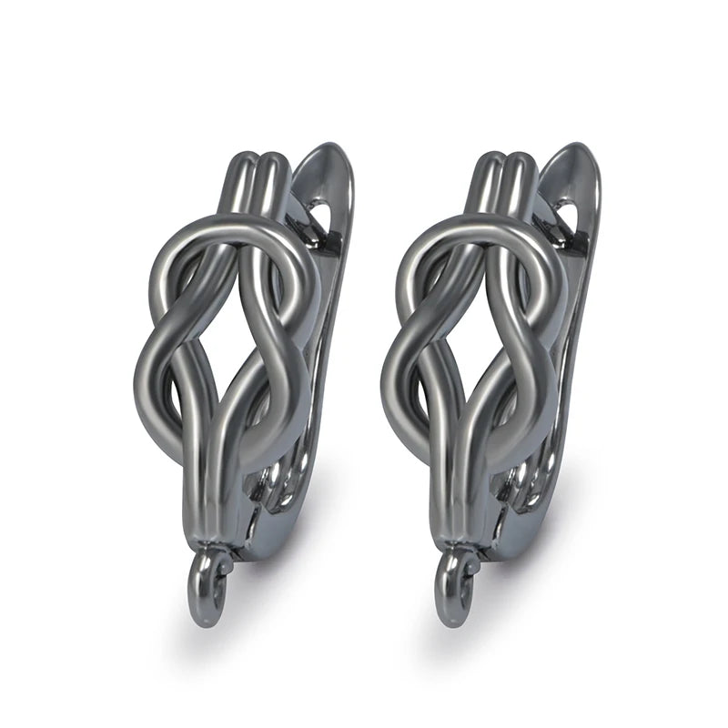 1 Pair Gold Plated  Earring Hooks Components Accessories Supplies For Woman DIY  Handmade Making Findings Jewelry  Wholesale