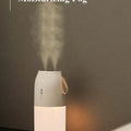 300ml Dual Sprayer Air Humidifier 2000mAh USB Rechargeable Battery Wireless Aroma Mist Maker Fogger Diffuser Light Umidificador