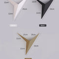 Creative Triangle Wall Lamp Nordic Led Wall Light Living Room Background Bedside Lamps Stairs Indoor Bra Wall Sconce Lighting