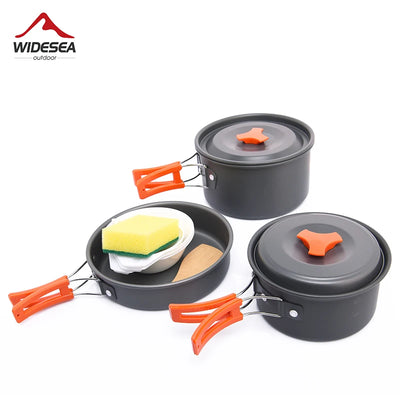 Widesea Camping Outdoor Cookware Set Tableware Cooking | SAMAG
