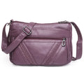 Fashion All-match Solid Color Messenger Bag High Capacity Womens Shoulder Bags 2021 New High Quality Pu Leather Women Handbag