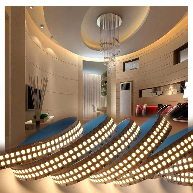 LED Strip Light 12V 24V 2835 5050 5054 5M RGB White Pink Red Blue Flexible LED Tape Ribblon 120LED 60LED 480LED Waterproof Decor