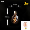 Retro Dimmable LED Edison Bulb E27 3W Gold Spiral Filament ST64 G125 Ampoule LED Lamp Incandescent Chandelier Decorative Lightin