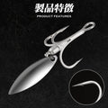 Hunthouse Treble Fishing Hook With Spoon 4# 6# 8# For Hard Lure 3X Strong 4pcs/lot Hight Carbon Steel Accessories