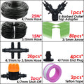 KESLA Garden Automatic Watering Irrigation Kit Elbow Emitter Drip System 4/7MM to 3/5MM Hose for Bonsai Potted Flower Greenhouse