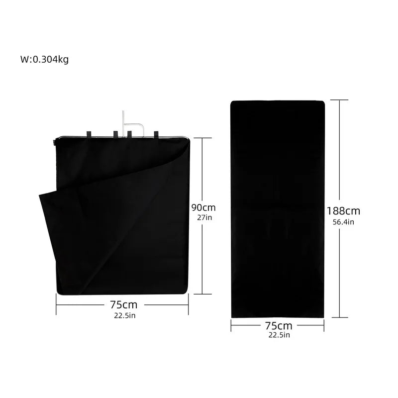 Selens Pro Video Studio Stainless Flag Panel with 4 colors Panel Cloth Black Flag Panel Cloth Kit For Fotografia Acessorios