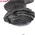 ZZHAIR Clip In 100% Human Remy Hair Extensions 16"-28" 8Pcs Set 100g-160g Full Head Body Wavy Natural