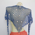 Women Triangle Shawl With Seashell Sexy Bikini Cover Up Sunscreen Nets Skirt Mesh Tunic Pareo Beachwear