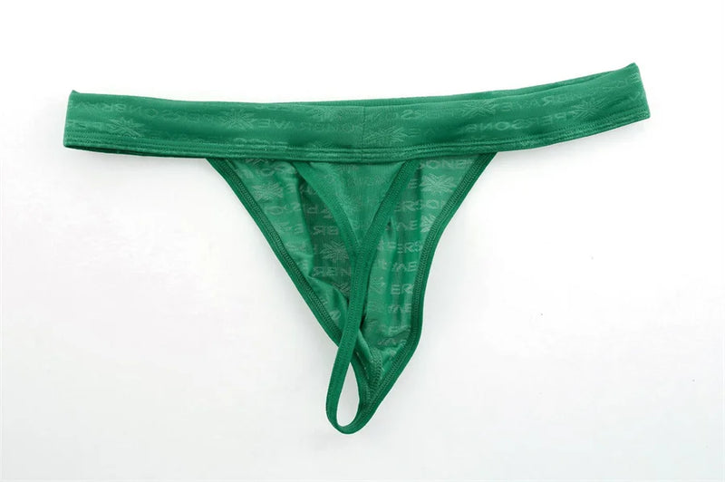 BRAVE PERSON Men Sexy Lace Transparent Thongs Underwear Briefs Bikini G-string Jocks Underwear Shorts Exotic T-back B1138