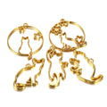 5pcs Cat Border Mold Resin Silicone Geometric Hollow Metal Frame Bezel Epoxy Pendant For DIY Jewelry - Visuel 19 | SAMAG