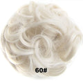 Jeedou Messy Bun Chignon Donut Hair Pad Elastic Hair Rope Rubber Band Synthetic Hairpiece Hair Accessories for Women