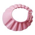 Kids Shower Bathing Cap Bath Safe Protect Shampoo Adjustable Soft Cap Protection Eye For Baby Wash Hair Shield Bathing Hat
