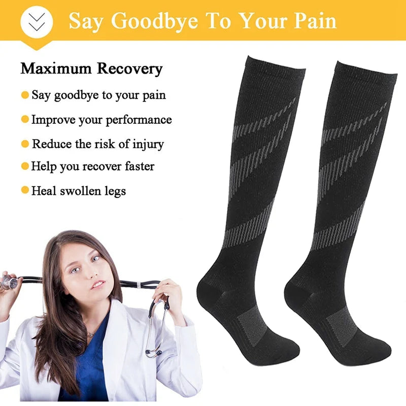 Varicose Veins Socks Compression Stockings Nurse Sports | SAMAG