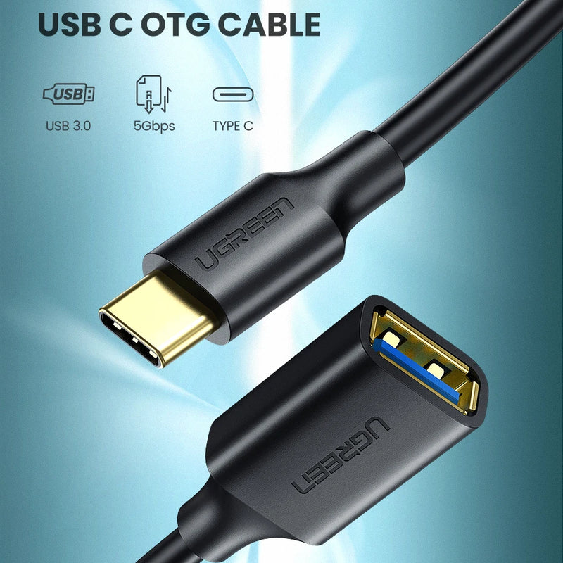 Ugreen USB C to USB Adapter OTG Cable USB Type C Male to USB 3.0 2.0 Female Cable Adapter for MacBook Pro Samsung Type-C Adapter