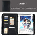 A4 Fichario Binder Document File Folder Ring Cabinet Case Manager Padfolio Business Organizer Holder Zipper Office Briefcase Bag