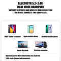 Wireless Mouse Rechargeable Silent LED Backlit Mice PC Laptop Computer Mous 2.4Ghz Receiver Bluetooth Dual Mode Optical Mice