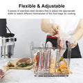 Stainless Steel Sous Vide Rack , 11L Sous Vide Cooker Containers Detachable Dividers Separator for Immersion Circulators