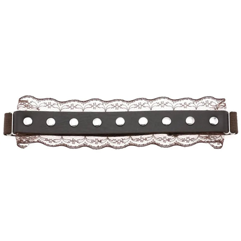 Flower Summer Sexy Women Elastic Leather Leg Ring Garter Belt Lace Punk Rivet Thigh Ring Goth Harajuku Harness Stockings Garter