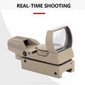 Hot 20mm Rail Riflescope Hunting Optics Holographic Red Dot Sight Reflex 4 Reticle Scope Collimator Sight