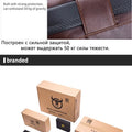 BULLCAPTAIN  MEN'S Leather BELT WAIST Bag Military Fanny PACK Molle Small Money Phone WAIST PACK Bum Pouch PURSE