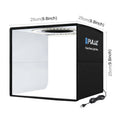 PULUZ Lightbox 80 60 50 40 30cm Photo LED Light Studio Kits 6 12 Color Backgrounds Tabletop Photography Soft Shooting Tent Box