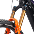 29inch high-end all-terrain electric mountain bike slow down soft tail dual shock emtb 12speed bafang mid motor off-road ebike