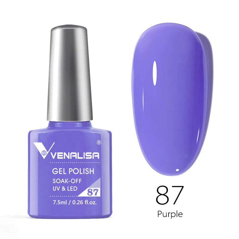 VENALISA Non Cleansing Topcoat Nail Art 7.5ml Soak off Base Coat Foundation No Wipe Top Coat Nail Gel Funny Bunny Gel Varnish