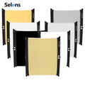 Selens 7-In-1 Reflector Set Foldable Photography Light Reflective Screen + Aluminium Stand + Bag For Photography Studio