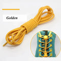 1 Pair 22 Colors Elastic Hiking Shoelaces Round Locking No Tie Shoe Laces Kids Adult Quick Lazy Laces Rubber Sneakers Shoelace