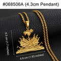 Anniyo Haiti Pendant and Necklace for Women/Girls,Ayiti Items Jewelry of Haiti @068506