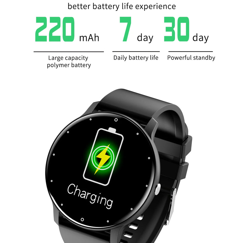 LIGE 2026 Smart Watch Women Men Ladies Gift Sport Fitness Men Watches Heart Rate Monitor Waterproof Smartwatch For Android IOS