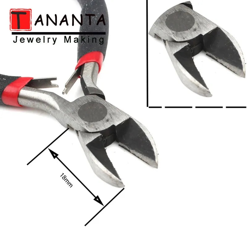 1Pcs Mini Pliers Insulated Cutter Clamping Stripping Wire Crimping Cable Round Long Nose For Jewelry - Visuel 27 | SAMAG