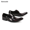 Batzuzhi Genuine Leather Dress Shoes Men for Business, Party and Wedding New Arrival Men's Shoes Zapatos Hombre