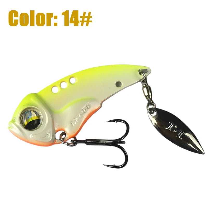 Castfanatic MZ55 MZ60 Metal VIB Blade Glow Cicada Lure | SAMAG