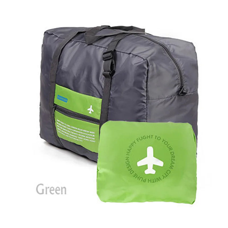 Wateproof Foldable Hand Travel Bag Unisex Suit Nylon Handbag Casual Organizer Aircraft Storage Bags Portable Small Luggage Bag