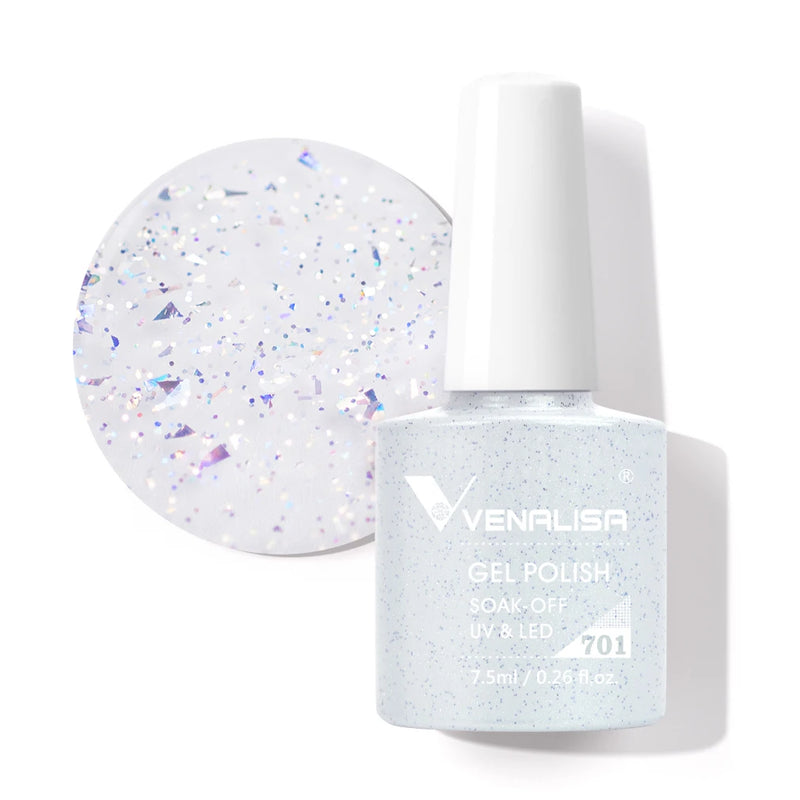 VENALISA Non Cleansing Topcoat Nail Art 7.5ml Soak off Base Coat Foundation No Wipe Top Coat Nail Gel Funny Bunny Gel Varnish